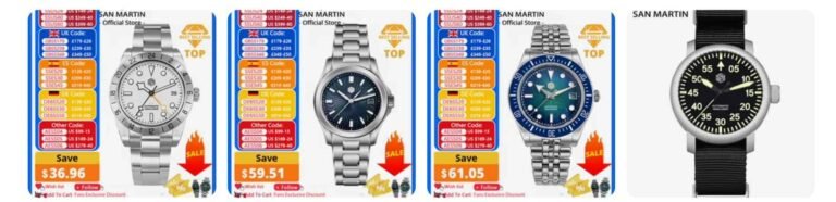 San Martin Watches AliExpress